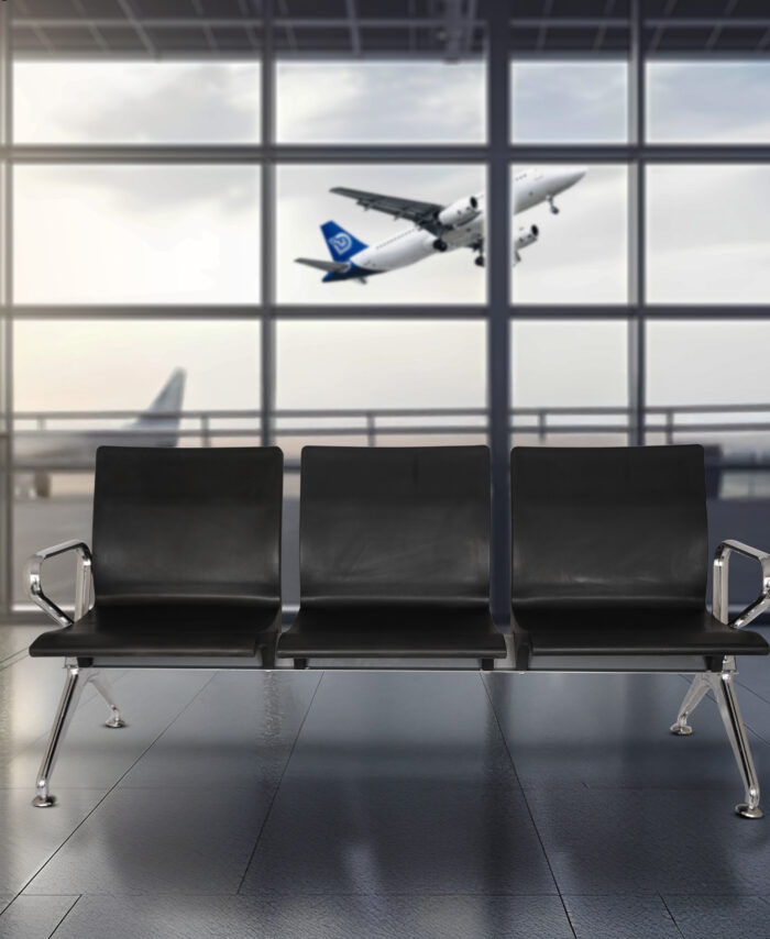 3 Seater Sleek PU Sofa