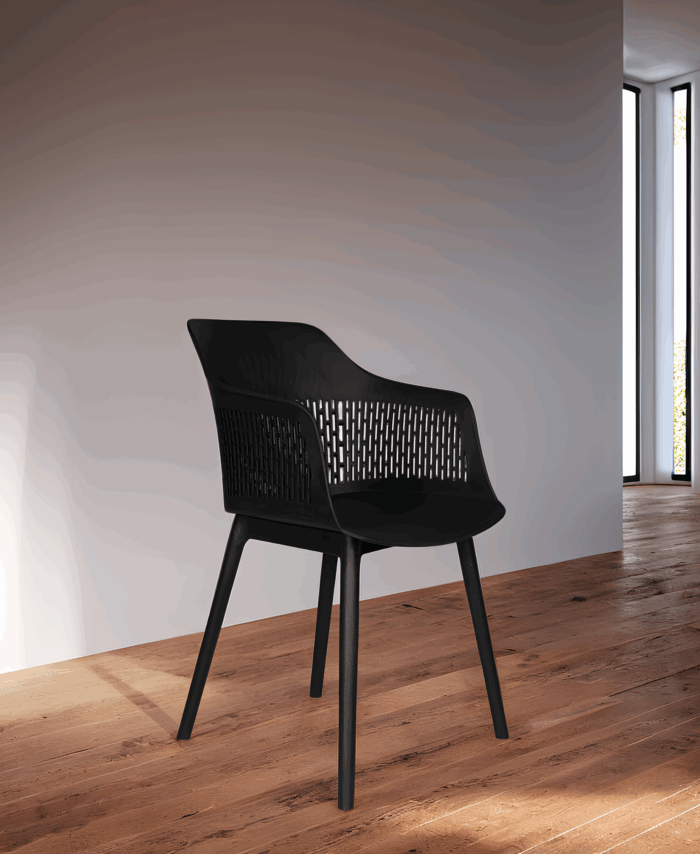 Austria Chair With Black Legs